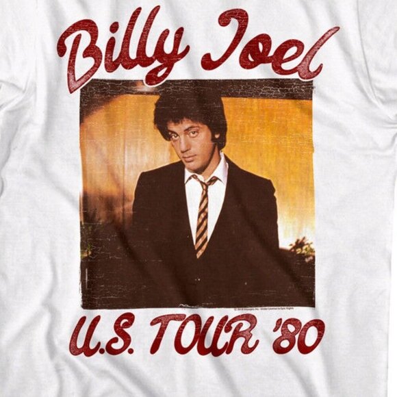 Billy Joel All About Leyna US Tour 1980 T-Shirt 73 - Picture 2 of 5